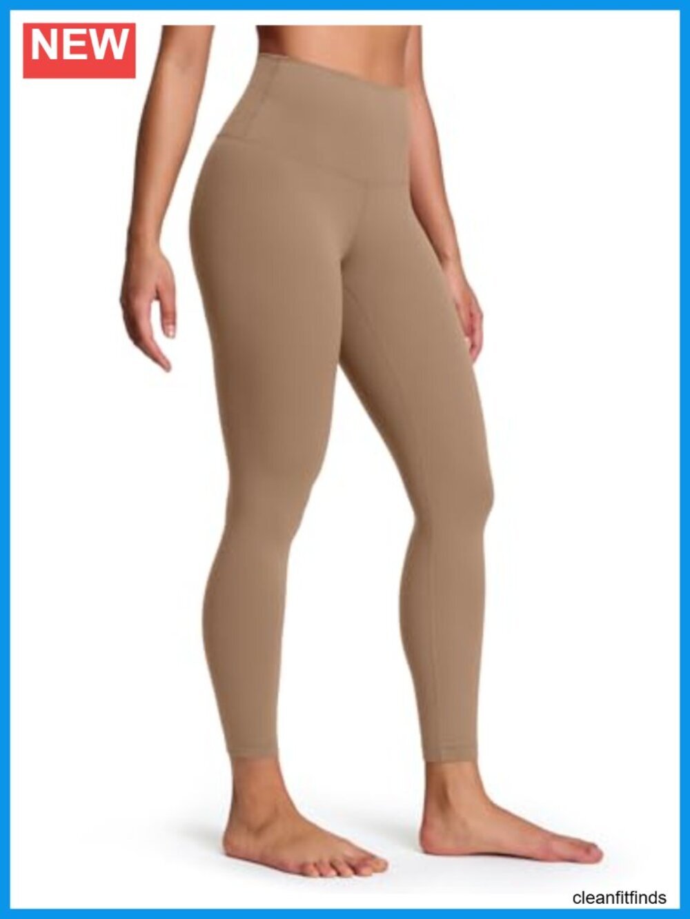 Buttery Soft High Waisted Yoga Leggings 25" Inseam Tummy Control Compression